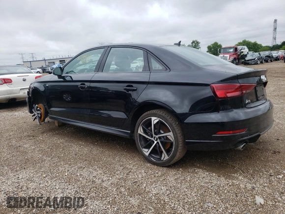 2020 Audi A3 Sedan S line Premium with VIN WAUBEGFF5LA091244, listed as a Copart auction lot 56398174 with 13,710 mi miles and Salvage Title. Bid and sale history available at carsss.com. Image 2.