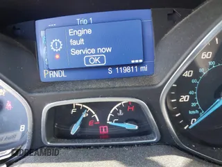 2014 Ford Focus SE with VIN 1FADP3F22EL207587, listed as a IAAI auction lot 41818555 with 119,811 mi miles. Bid and sale history available at carsss.com. Image 15.