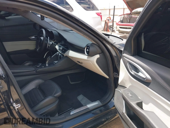 2019 Alfa Romeo Giulia Ti Sport with VIN ZARFAMBN5K7608927, listed as a IAAI auction lot 42347437 with 54,276 mi miles and . Bid and sale history available at DreamBid. Image 5.