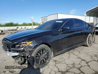 2019 Genesis G80 Sport z VIN KMTFN4JB6KU306295, wystawiony jako Copart lot #49708135 z przebiegiem 45 200 mil mil oraz Szkoda całkowita • Salvage title. Historia ofert i sprzedaży dostępna na DreamBid. Obrazek 1.