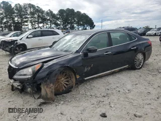 2016 Hyundai Equus Signature with VIN KMHGH4JH1GU104370, listed as a Copart auction lot 73434934 with 102,457 mi miles and Salvage Title. Bid and sale history available at DreamBid. Image 1.