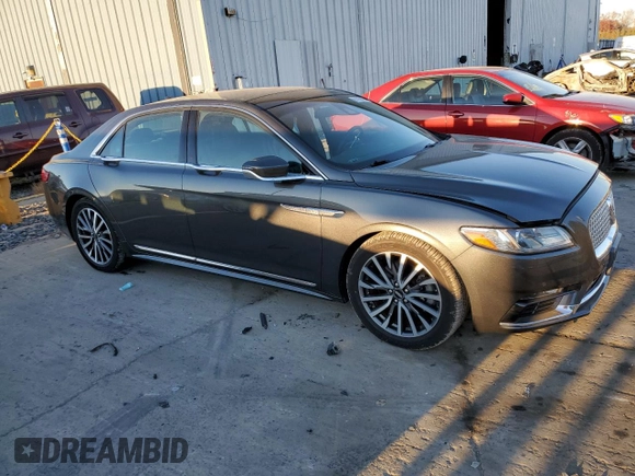 2019 Lincoln Continental Select with VIN 1LN6L9TK6K5602843, listed as a Copart auction lot 81158324 with 85,204 mi miles and Salvage Title. Bid and sale history available at carsss.com. Image 4.