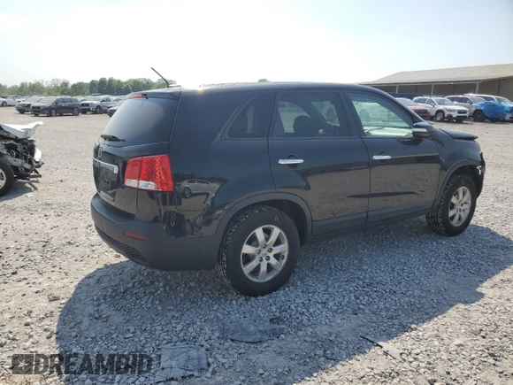 2012 Kia Sorento LX with VIN 5XYKT4A60CG233384, listed as a Copart auction lot 55022945 with 160,141 mi miles and Salvage Title. Bid and sale history available at DreamBid. Image 3.