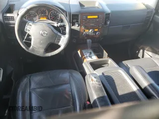 2008 Nissan Titan SE with VIN 1N6BA07D38N323890, listed as a Copart auction lot 43564945 with 191,321 mi miles and Salvage Title. Bid and sale history available at carsss.com. Image 8.