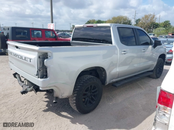 2019 Chevrolet Silverado 1500 LT with VIN 1GCPWCED1KZ103517, listed as a IAAI auction lot 41705060 with 120,715 mi miles. Bid and sale history available at carsss.com. Image 4.