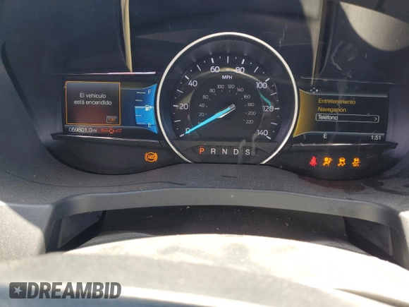 2019 Ford Explorer XLT z VIN 1FM5K7D81KGA41915, wystawiony jako Copart lot #63630995 z przebiegiem 59 801 mil mil oraz Szkoda całkowita • Salvage title. Historia ofert i sprzedaży dostępna na DreamBid. Obrazek 9.