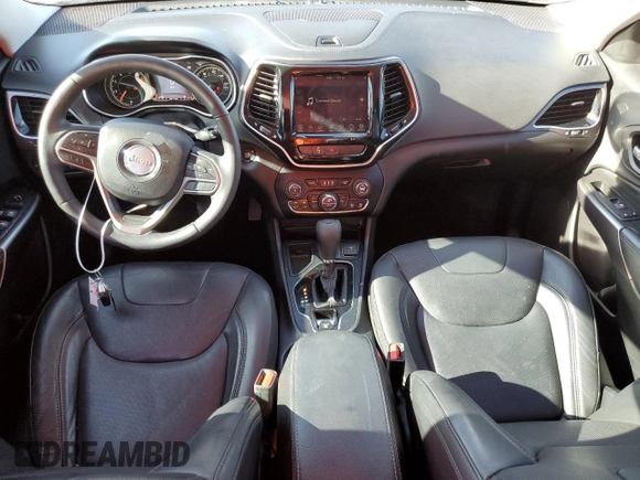 2019 Jeep Cherokee Limited with VIN 1C4PJLDBXKD428209, listed as a Copart auction lot 46107223 with 34,532 mi miles and Salvage Title. Bid and sale history available at DreamBid. Image 8.