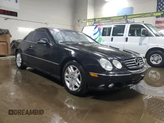 2001 Mercedes-Benz CL 500/600 with VIN WDBPJ75J01A008311, listed as a Copart auction lot 51051745 with 178,423 mi miles and Salvage Title. Bid and sale history available at DreamBid. Image 4.
