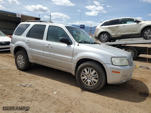2007 Mercury Mariner Luxury with VIN 4M2YU91117KJ02032, listed as a Copart auction lot 50418815 with 128,498 mi miles and Salvage Title. Bid and sale history available at carsss.com. Image 4.