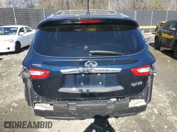 2015 Infiniti QX60 with VIN 5N1AL0MM9FC532911, listed as a Copart auction lot 50369175 with 105,673 mi miles and Salvage Title. Bid and sale history available at DreamBid. Image 6.