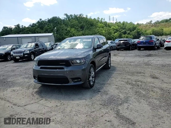 2020 Dodge Durango GT Plus with VIN 1C4RDJDG9LC103204, listed as a Copart auction lot 61939615 with 53,960 mi miles and Salvage title. Bid and sale history available at DreamBid. Image 14.