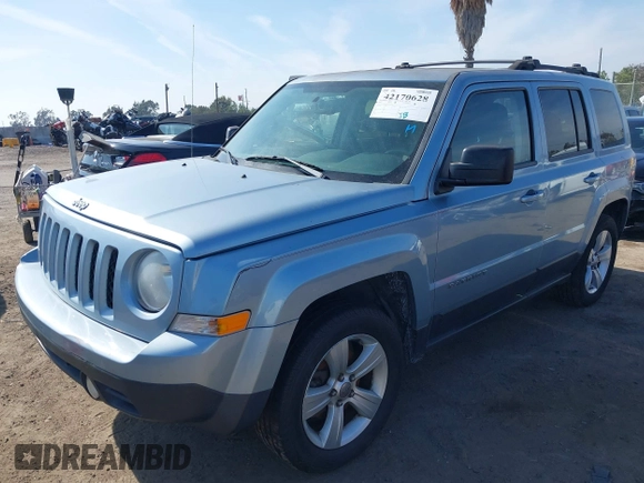 2013 Jeep Patriot Sport with VIN 1C4NJRBB8DD254107, listed as a IAAI auction lot 42170628 with 146,429 mi miles and . Bid and sale history available at carsss.com. Image 2.