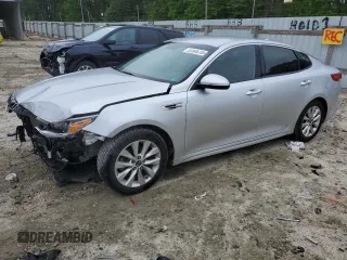 2016 Kia Optima EX with VIN 5XXGU4L31GG047918, listed as a Copart auction lot 57545735 with 86,583 mi miles and Salvage title. Bid and sale history available at DreamBid. Image 1.