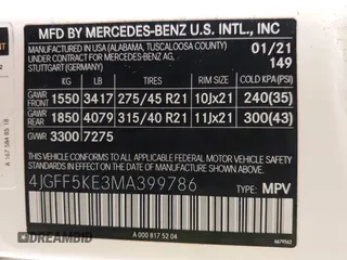 2021 Mercedes-Benz GLS 450 с VIN 4JGFF5KE3MA399786, выставлен на аукционе IAAI как лот 42037308 с пробегом 51 207 миль миль и . История ставок и продаж доступна на DreamBid. Изображение 9.