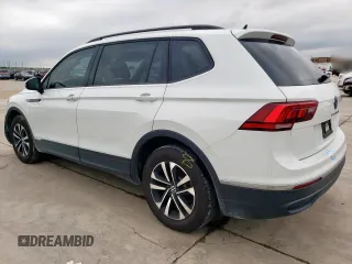 2024 Volkswagen Tiguan S with VIN 3VVRB7AX4RM026540, listed as a Copart auction lot 55816075 with 5,500 mi miles and Salvage title. Bid and sale history available at DreamBid. Image 2.