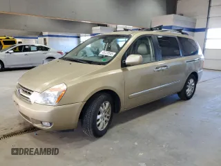 2010 Kia Sedona EX with VIN KNDMH4C34A6340757, listed as a Copart auction lot 45328545 with 168,287 mi miles and Salvage Title. Bid and sale history available at carsss.com. Image 1.