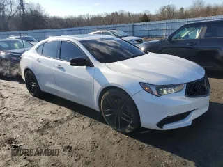 2019 Acura TLX with VIN 19UUB2F38KA004952, listed as a Copart auction lot 85660474 with 83,920 mi miles and Salvage Title. Bid and sale history available at carsss.com. Image 4.