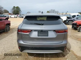 2021 Jaguar F-Pace S with VIN SADCJ2EX1MA675503, listed as a Copart auction lot 46350205 with 37,645 mi miles and Salvage title. Bid and sale history available at DreamBid. Image 6.