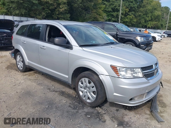 2014 Dodge Journey SE with VIN 3C4PDCAB7ET268221, listed as a IAAI auction lot 40262445 with 153,490 mi miles and . Bid and sale history available at carsss.com. Image 1.