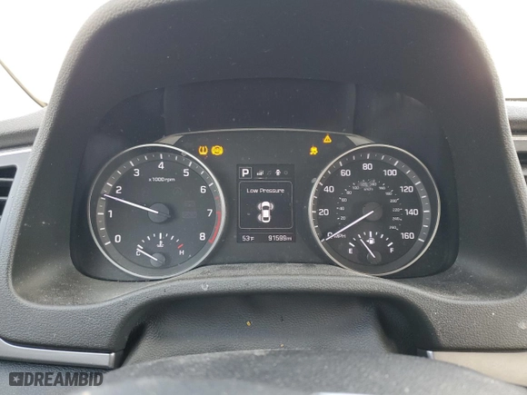 2017 Hyundai Elantra SE with VIN 5NPD84LF0HH185537, listed as a Copart auction lot 44783935 with 91,599 mi miles and Salvage Title. Bid and sale history available at carsss.com. Image 9.