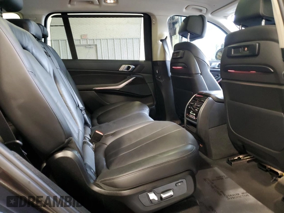 2021 BMW X7 xDrive40i with VIN 5UXCW2C0XM9H51936, listed as a Copart auction lot 45892475 with 49,554 mi miles and Salvage Title. Bid and sale history available at carsss.com. Image 11.