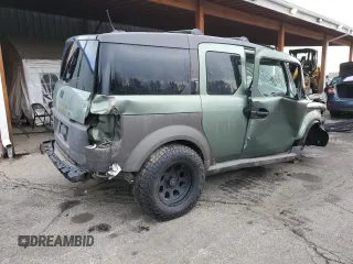 2005 Honda Element EX with VIN 5J6YH28615L020208, listed as a Copart auction lot 50817295 with 163,918 mi miles and Salvage Title. Bid and sale history available at DreamBid. Image 3.