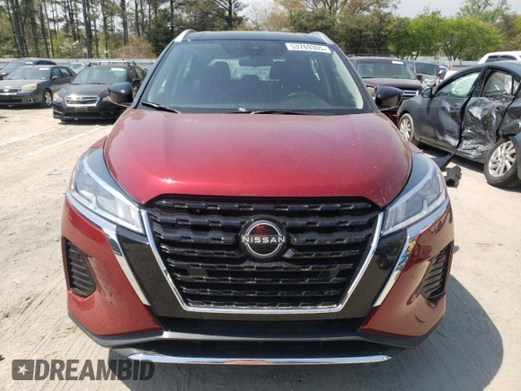 2024 Nissan Kicks SV with VIN 3N1CP5CVXRL560219, listed as a Copart auction lot 53769305 with 2,071 mi miles and Salvage Title. Bid and sale history available at DreamBid. Image 5.
