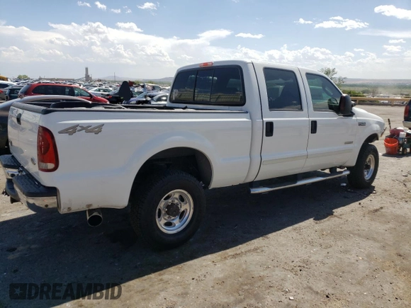 2003 Ford Super Duty F-250 XL with VIN 1FTNW21PX3EC12326, listed as a Copart auction lot 61341664 with 172,113 mi miles and Salvage Title. Bid and sale history available at carsss.com. Image 3.