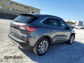 2021 Ford Escape Titanium Hybrid with VIN 1FMCU0DZ2MUB03683, listed as a Copart auction lot 42743175 with 49,095 mi miles and Salvage title. Bid and sale history available at DreamBid. Image 3.