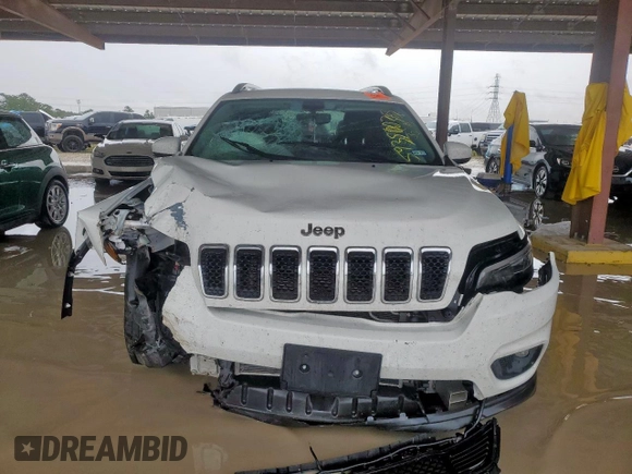 2020 Jeep Cherokee Lux with VIN 1C4PJLLX8LD525066, listed as a Copart auction lot 59350035 with 53,640 mi miles and Salvage title. Bid and sale history available at DreamBid. Image 5.