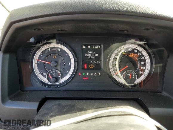2023 Ram 1500 Tradesman with VIN 1C6RR7FTXPS588759, listed as a Copart auction lot 71082284 with 31,945 mi miles and Salvage title. Bid and sale history available at DreamBid. Image 9.