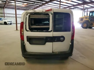 2020 Ram ProMaster City Cargo Tradesman with VIN ZFBHRFAB1L6R42090, listed as a Copart auction lot 52946695 with 38,655 mi miles and Clean title. Bid and sale history available at DreamBid. Image 6.