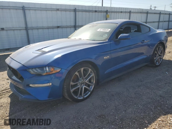 2018 Ford Mustang GT with VIN 1FA6P8CF9J5107286, listed as a Copart auction lot 52190835 with 177,804 mi miles and Salvage title. Bid and sale history available at DreamBid. Image 1.
