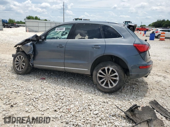 2014 Audi Q5 Premium Plus z VIN WA1LFAFP2EA104331, wystawiony jako Copart lot #56336885 z przebiegiem Nie podano mil oraz Szkoda całkowita • Salvage title. Historia ofert i sprzedaży dostępna na DreamBid. Obrazek 2.