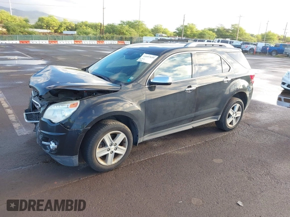 2015 Chevrolet Equinox LTZ with VIN 2GNALDEK7F6385870, listed as a IAAI auction lot 41697939 with 80,640 mi miles. Bid and sale history available at carsss.com. Image 2.
