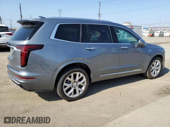 2020 Cadillac XT6 FWD Premium Luxury with VIN 1GYKPCRS5LZ201302, listed as a Copart auction lot 55103225 with 61,527 mi miles and Salvage Title. Bid and sale history available at carsss.com. Image 3.
