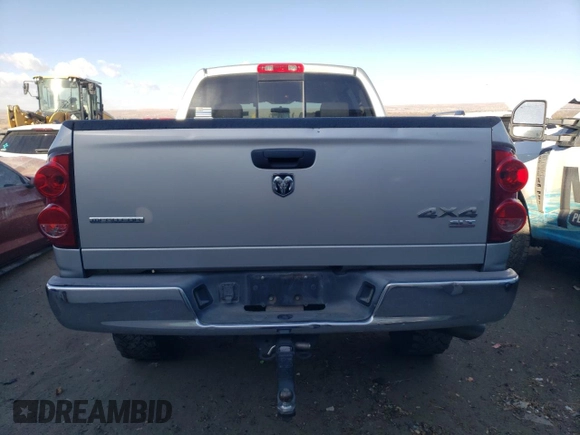 2007 Dodge 2500 SLT с VIN 3D7KS29AX7G829423, выставлен на аукционе Copart как лот 43508255 с пробегом 222 378 миль миль и Списание • Salvage title. История ставок и продаж доступна на DreamBid. Изображение 6.