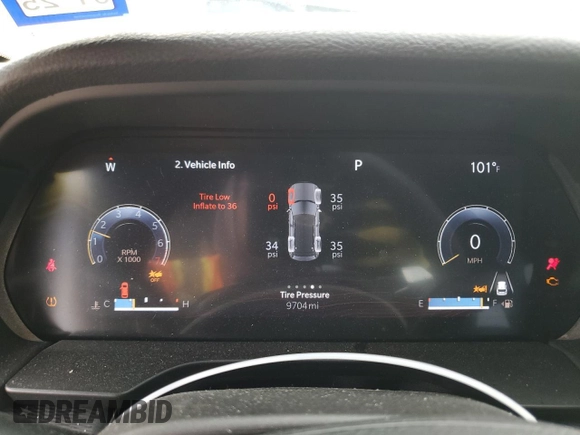 2023 Jeep Grand Cherokee Altitude with VIN 1C4RJGAG7PC573429, listed as a Copart auction lot 42961295 with 9,704 mi miles and Salvage title. Bid and sale history available at DreamBid. Image 9.
