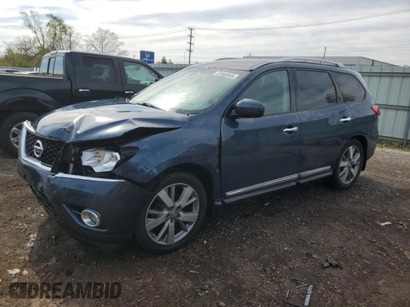 2014 Nissan Pathfinder S z VIN 5N1AR2MM9EC625291, wystawiony jako Copart lot #55962045 z przebiegiem 151 750 mil mil oraz Szkoda całkowita • Salvage title. Historia ofert i sprzedaży dostępna na DreamBid. Obrazek 1.