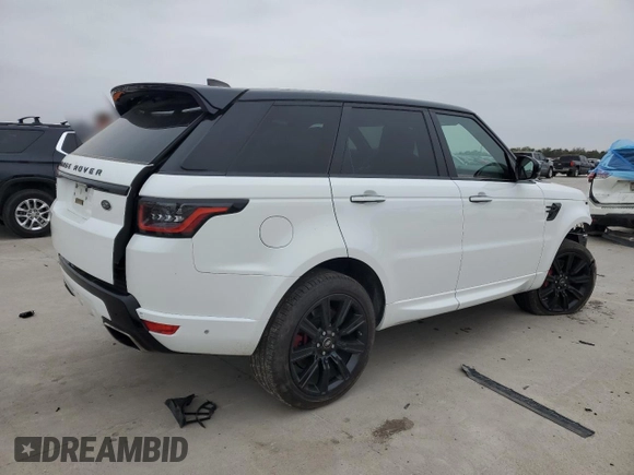 2021 Land Rover Range Rover Sport HST with VIN SALWS2RU2MA778413, listed as a Copart auction lot 82166874 with 62,706 mi miles and Salvage Title. Bid and sale history available at carsss.com. Image 3.