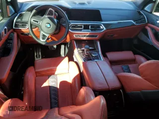 2020 BMW X5 M Competition with VIN 5YMJU0C07L9D71042, listed as a Copart auction lot 75059483 with 0 mi miles. Bid and sale history available at carsss.com. Image 8.