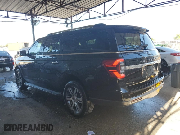 2023 Ford Expedition Max Limited with VIN 1FMJK1K82PEA12389, listed as a Copart auction lot 50215915 with 57,011 mi miles and Clean title. Bid and sale history available at DreamBid. Image 2.