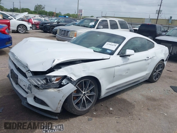 2017 Ford Mustang EcoBoost with VIN 1FA6P8TH0H5239123, listed as a IAAI auction lot 41966070 with 110,144 mi miles. Bid and sale history available at carsss.com. Image 17.