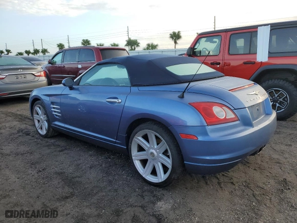 2005 Chrysler Crossfire Limited with VIN 1C3AN65L65X046320, listed as a Copart auction lot 75063504 with 98059 miles and Salvage Title. Bid and sale history available at carsss.com. Image 2.