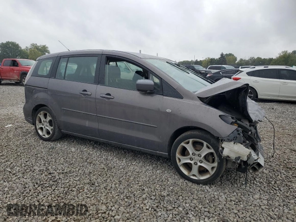 2009 Mazda 5 Touring with VIN JM1CR293990351367, listed as a Copart auction lot 72117034 with Not Provided miles and Salvage Title. Bid and sale history available at DreamBid. Image 4.