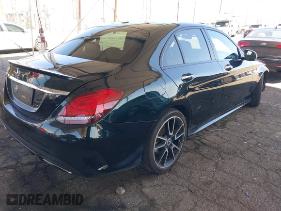 2019 Mercedes-Benz C 300 with VIN WDDWF8DB0KR506709, listed as a IAAI auction lot 41835690 with 58,606 mi miles and . Bid and sale history available at DreamBid. Image 4.