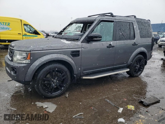 2016 Land Rover LR4 HSE with VIN SALAG2V60GA843069, listed as a Copart auction lot 46241865 with 95,749 mi miles and Salvage Title. Bid and sale history available at DreamBid. Image 1.