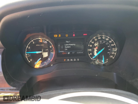2022 Ford Ranger XL with VIN 1FTER4FH1NLD39842, listed as a Copart auction lot 79947224 with 22,265 mi miles and Salvage Title. Bid and sale history available at carsss.com. Image 9.