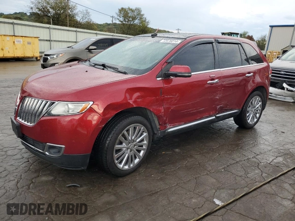 2013 Lincoln MKX with VIN 2LMDJ8JK2DBL00981, listed as a Copart auction lot 72976014 with 244,199 mi miles and Salvage Title. Bid and sale history available at DreamBid. Image 1.