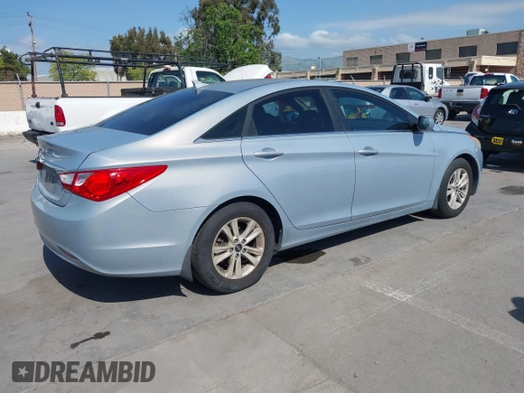 2011 Hyundai Sonata GLS with VIN 5NPEB4AC6BH270338, listed as a IAAI auction lot 42065801 with 154,290 mi miles and . Bid and sale history available at carsss.com. Image 4.